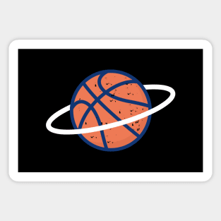 Funny Basket Ball Space Sticker